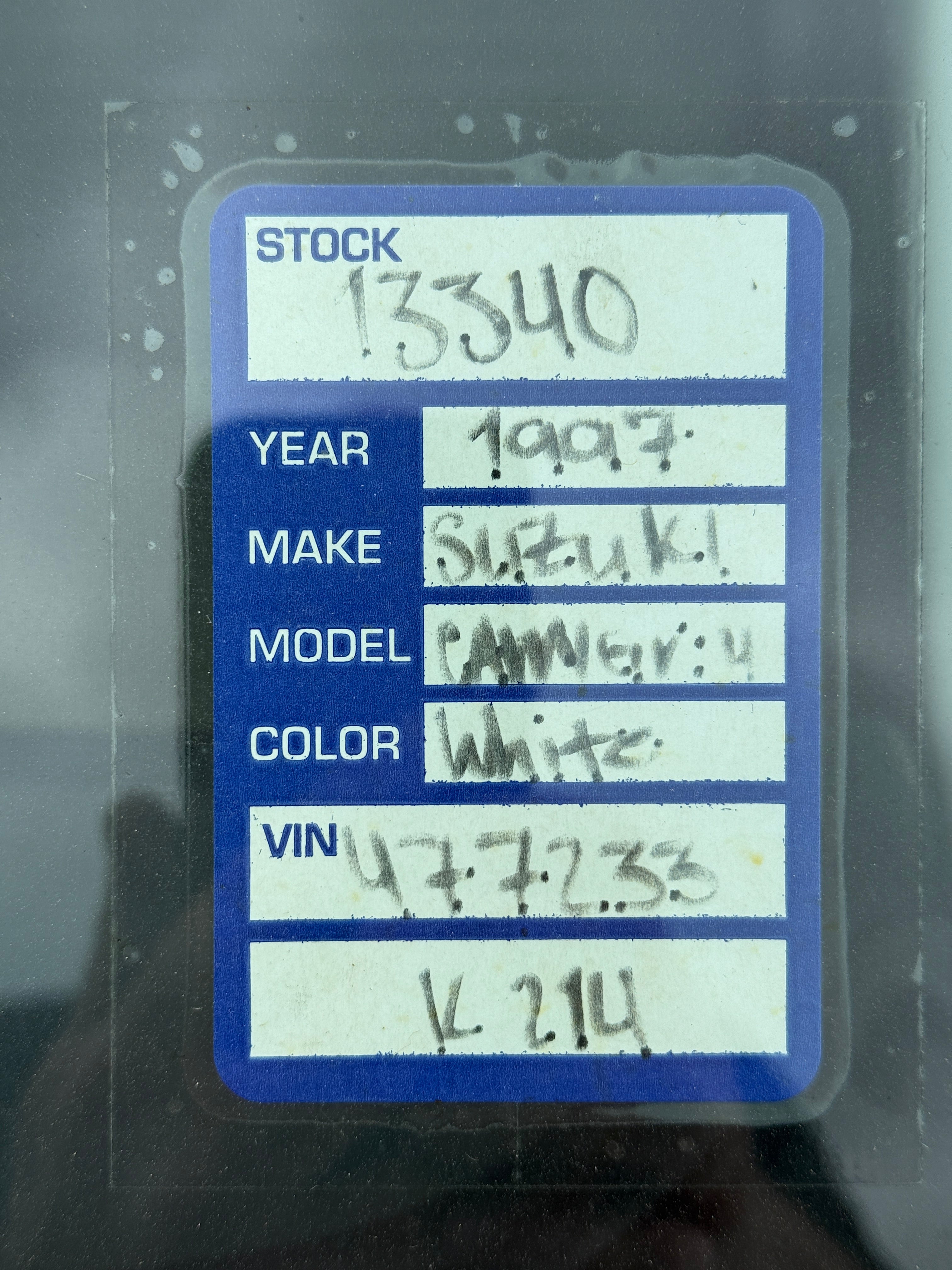 1994 Suzuki Carry 4WD A/C