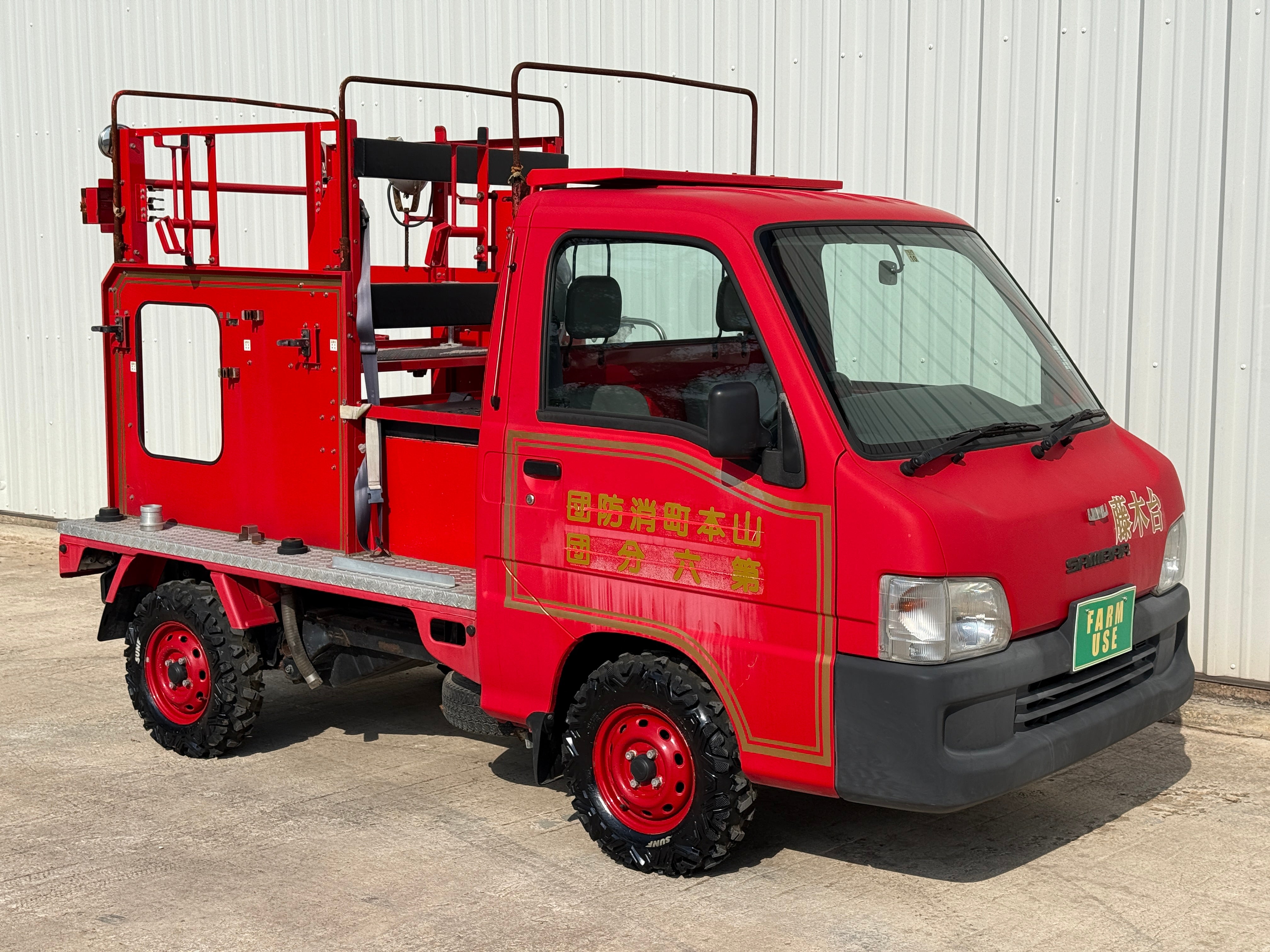 2001 Subaru Sambar 4x4 Fire Truck