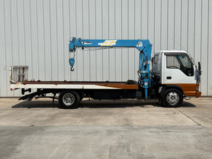 1998 Isuzu Elf Rollback Flatbed w/Crane